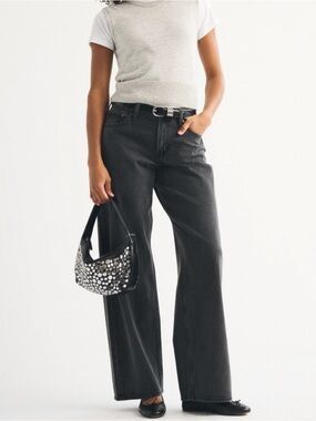 Abercrombie Curve Love High rise loose jeans
